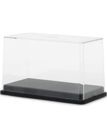 Vitrina de Acrílico Greenlight para Modelos 1:64 con Base Negra Vitrina de Acrílico Greenlight para Modelos 1:64 con Base Negra