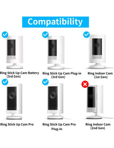 Soporte de Pared Ajustable para Cámara de Seguridad XNNHMW 2