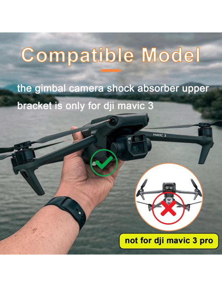 Soporte Superior de Amortiguador Gimbal ZWLLKJGS para DJI Mavic 3 Soporte Superior de Amortiguador Gimbal ZWLLKJGS para DJI Mavic 3