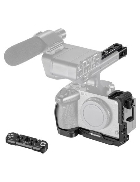 Jaula de Cámara NEEWER CA024 para Sony FX3 FX30 con Mango XLR Jaula de Cámara NEEWER CA024 para Sony FX3 FX30 con Mango XLR