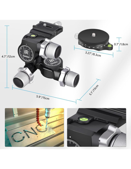 Cabezal de Trípode Profesional INNOREL GTH202401 6kg Cabezal de Trípode Profesional INNOREL GTH202401 6kg