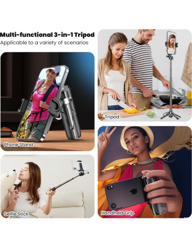 Mini Trípode Selfie YXYaoZhengYiGeYi con Control Remoto Inalámbrico