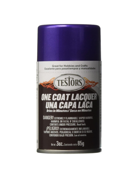 Pintura en Aerosol Testors Extreme Lacquer 85g Morado Brillante Pintura en Aerosol Testors Extreme Lacquer 85g Morado Brillante