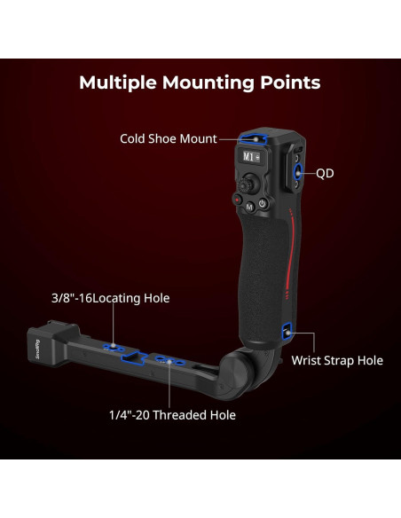 Control de Enfoque Doble Mango SmallRig para DJI RS 2/3 Pro Control de Enfoque Doble Mango SmallRig para DJI RS 2/3 Pro