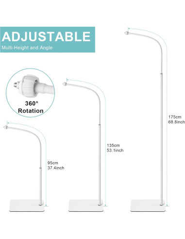 Soporte de Piso para Monitor de Bebé iTODOS Compatible Babysense
