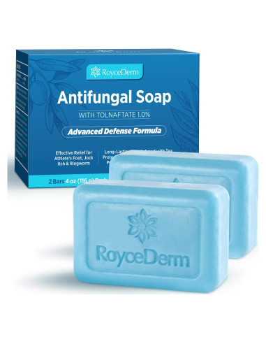 Jabón Antifúngico Roycederm con Aceite de Árbol de Té 258g