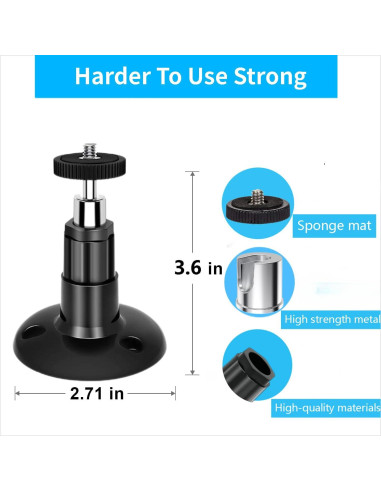 Soporte de Pared Ajustable XNNHMW para Cámara de Seguridad
