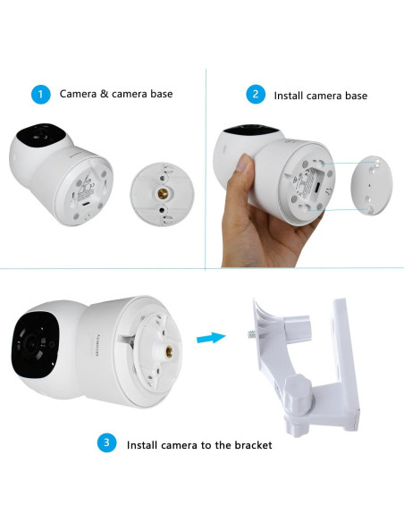 Soporte de Pared para Cámara eufy E30/C220/C210 Ajustable Soporte de Pared para Cámara eufy E30/C220/C210 Ajustable