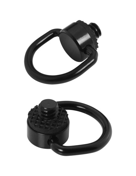 Paquete de 2 Tornillos Tipo D Acero Inoxidable 1/4" para Trípode Paquete de 2 Tornillos Tipo D Acero Inoxidable 1/4" para Trípode