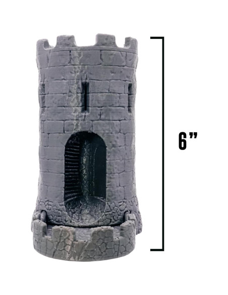 Torre de Dados 3D Stahlhammer para D&D y Juegos de Rol Torre de Dados 3D Stahlhammer para D&D y Juegos de Rol