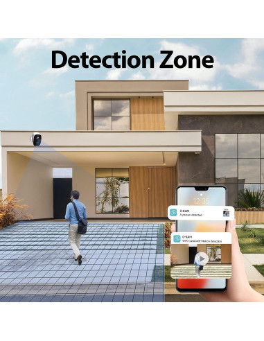 Cámara de Seguridad Solar Inalámbrica Rraycom 5MP WiFi Exterior