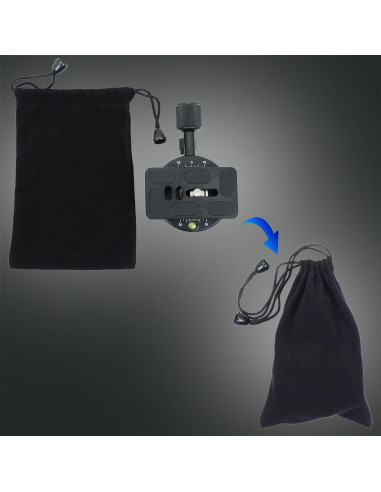 Adaptador de Montaje Rápido SIOTI PU70 para Trípode 10kg