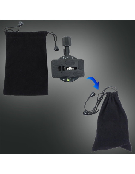Adaptador de Montaje Rápido SIOTI PU70 para Trípode 10kg Adaptador de Montaje Rápido SIOTI PU70 para Trípode 10kg