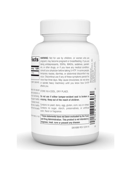 Suplemento 5-HTP Source Naturals 100 mg - 120 Cápsulas Suplemento 5-HTP Source Naturals 100 mg - 120 Cápsulas