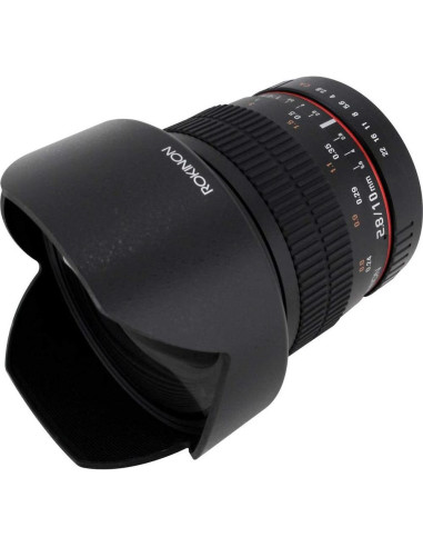 Lente Ultra Gran Angular Rokinon 10mm F2.8 para Canon DSLR