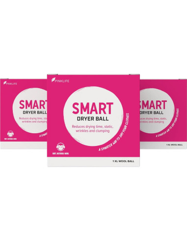 Bolas de Secado Inteligente Pink Formula - Paquete de 3