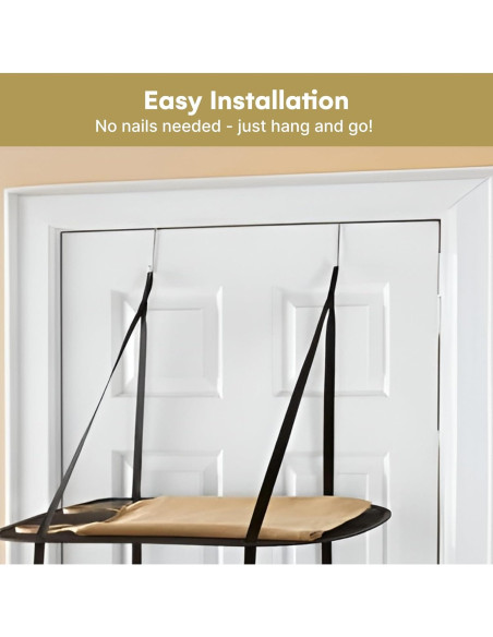 Estante Plegable Greenco 3 Niveles para Colgar en Puerta - Negro Estante Plegable Greenco 3 Niveles para Colgar en Puerta - Negro