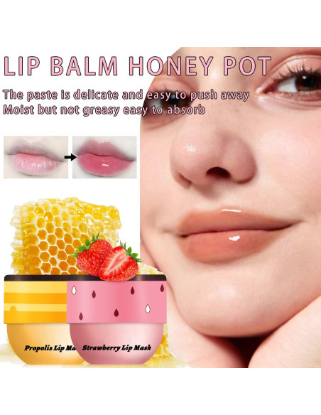 Mascarilla Labial Nocturna LemonSac 5.5g Miel y Fresa Hidratante Mascarilla Labial Nocturna LemonSac 5.5g Miel y Fresa Hidratante