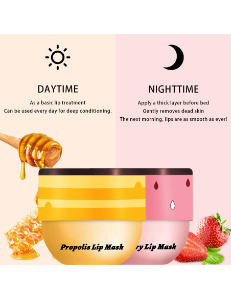 Mascarilla Labial Nocturna LemonSac 5.5g Miel y Fresa Hidratante Mascarilla Labial Nocturna LemonSac 5.5g Miel y Fresa Hidratante