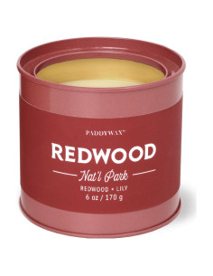 Vela Aromática de Soja Paddywax Secuoyas 170g - Hecha en EE. UU.