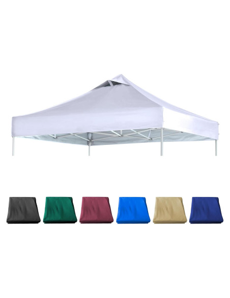Carpa Plegable 10x10 JANCANOPY Techo Blanco Resistente al Agua Carpa Plegable 10x10 JANCANOPY Techo Blanco Resistente al Agua