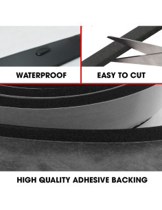 Rollo de espuma de neopreno Dualplex 1" x 3.05m x 0.64cm 2