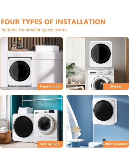 Secadora de Ropa Compacta DOGHLY LDDH01 1.6 m 800W Acero Inoxidable Secadora de Ropa Compacta DOGHLY LDDH01 1.6 m 800W Acero Inoxidable
