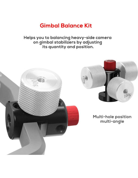 Kit de Contrapeso Universal EaxanPic para Gimbal DJI y Zhiyun Kit de Contrapeso Universal EaxanPic para Gimbal DJI y Zhiyun