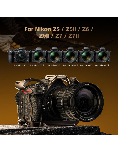 Jaula SmallRig 5258 para Nikon Z5/Z6/Z7 - Aluminio, Placa Arca Jaula SmallRig 5258 para Nikon Z5/Z6/Z7 - Aluminio, Placa Arca