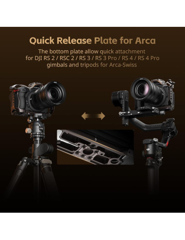 Jaula SmallRig 5258 para Nikon Z5/Z6/Z7 - Aluminio, Placa Arca