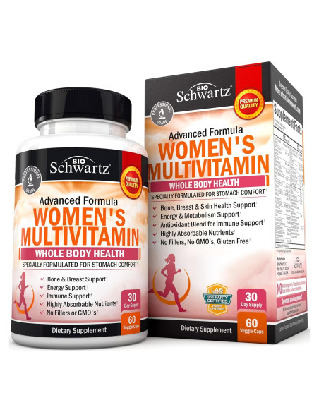 Multivitamina para Mujeres BioSchwartz 60 Cápsulas - Soporte Inmunológico y Salud General Multivitamina para Mujeres BioSchwartz 60 Cápsulas - Soporte Inmunológico y Salud General