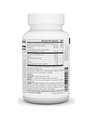 Multivitamina Mega-One Source Naturals - 30 Tabletas