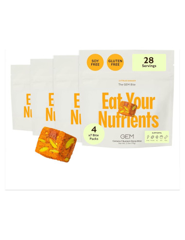 GEM Multivitamina Diaria Vegana 28 Porciones - 20+ Nutrientes