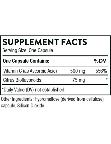 Suplemento Inmunológico Thorne - Vitamina D3 y C - 30 Porciones