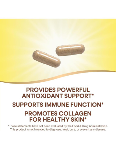 Vitamina C Nature's Way 1000 mg con Bioflavonoides 100 Cápsulas