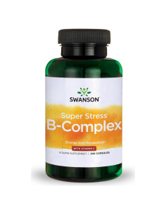 Suplemento de Vitaminas B-Complejo Swanson - 240 Cápsulas