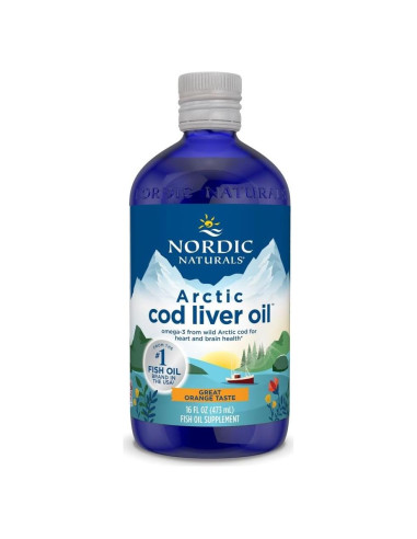Aceite de Hígado de Bacalao Ártico Nordic Naturals 473 ml - Omega-3
