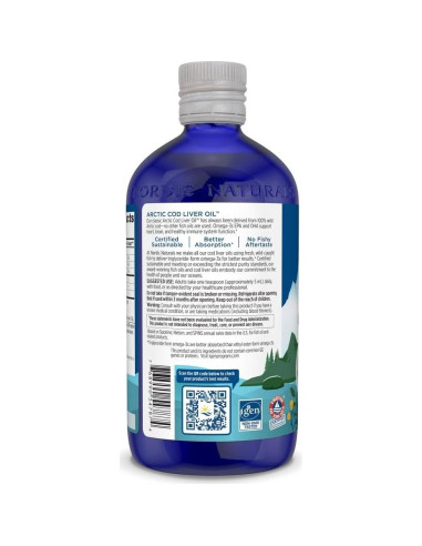 Aceite de Hígado de Bacalao Ártico Nordic Naturals 473 ml - Omega-3