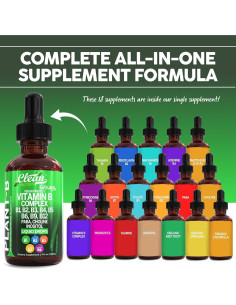 Gotas Líquidas Complejo Vitamina B Clean Nutra 45.4g 2