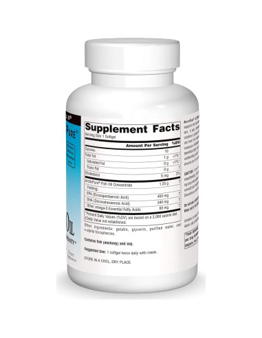 Aceite de Pescado Omega-3 Source Naturals 850 mg 120 Gelatinas