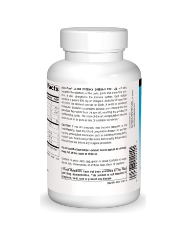 Aceite de Pescado Omega-3 Source Naturals 850 mg 120 Gelatinas