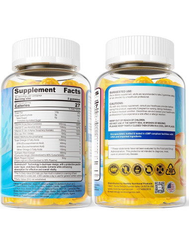 Gomitas Omega-3 Veganas Nextdia 1000mg 60 Unidades