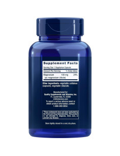 Suplemento de Citrato de Magnesio Life Extension 100 mg - 180 Cápsulas Veganas 2