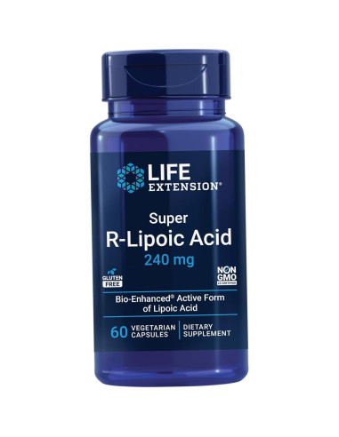 Ácido R-Lipoico Super Life Extension 240 mg 60 Cápsulas