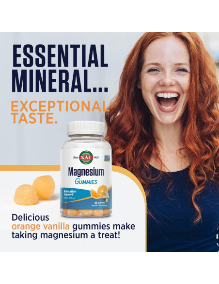 Gomitas de Citrato de Magnesio KAL 330mg - Sabor Naranja Vainilla - 60 Unidades Gomitas de Citrato de Magnesio KAL 330mg - Sabor Naranja Vainilla - 60 Unidades