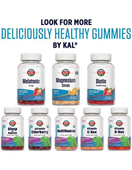 Gomitas de Citrato de Magnesio KAL 330mg - Sabor Naranja Vainilla - 60 Unidades Gomitas de Citrato de Magnesio KAL 330mg - Sabor Naranja Vainilla - 60 Unidades