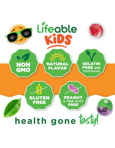 Gominolas de Zinc Lifeable para Niños 25mg 90 Unidades