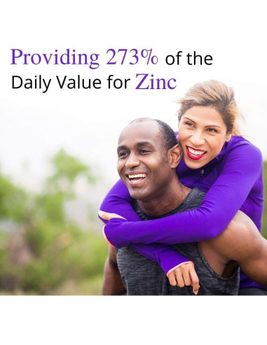 Polvo de Cáscara de Psyllium Orgánico 680 g Viva Naturals + Zinc 30 mg Garden of Life