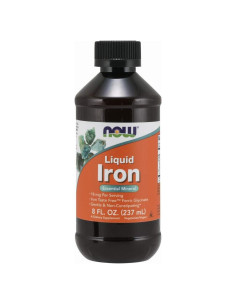 Suplemento de Hierro Líquido NOW 18 mg 226.8 ml No Constipante