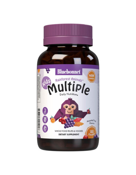 Tabletas Masticables Multivitamínicas Bluebonnet 180 Unidades Tabletas Masticables Multivitamínicas Bluebonnet 180 Unidades